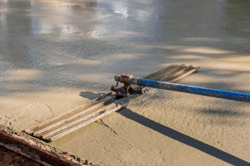 Leveling equipment in action